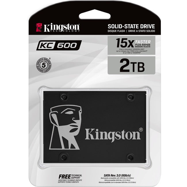 Kingston KC600 2 TB Solid State Drive - 2.5