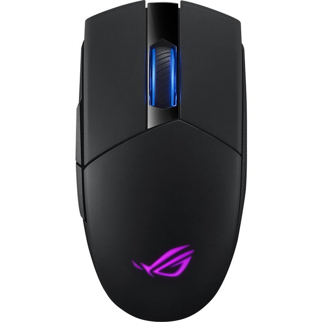 Asus ROG Strix Impact II PS10 Gaming Mouse - Radio Frequency - USB 2.0 - Optical - 5 Programmable Button(s) - Black