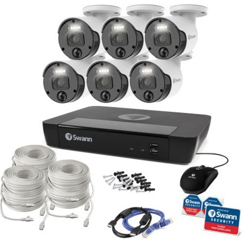 Swann Master 8 Channel Night Vision Wired Video Surveillance System 2 TB HDD