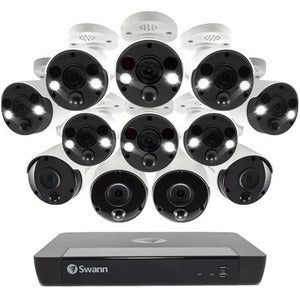 Swann SWNVK-1686804B8FB 8 Megapixel 16 Channel Night Vision Wired Video Surveillance System 2 TB HDD