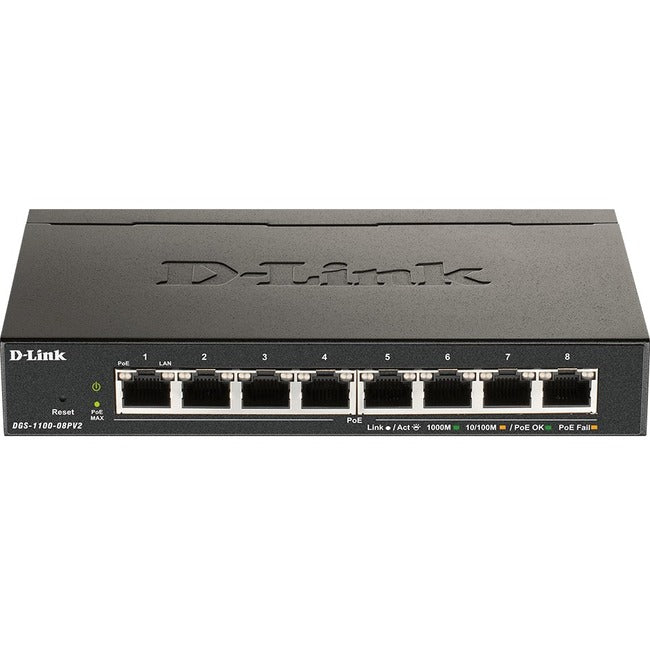 D-Link DGS-1100 DGS-1100-08PV2 8 Ports Manageable Ethernet Switch