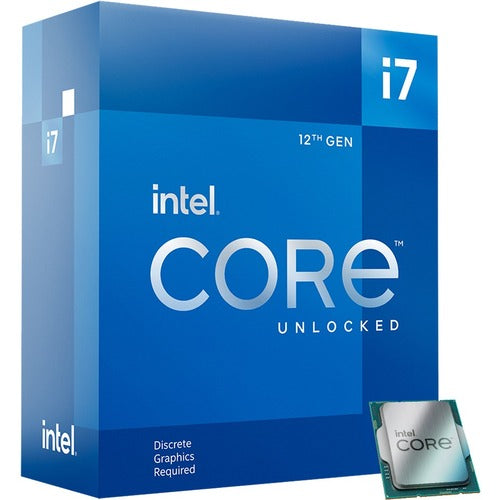 Intel Core i7 (12th Gen) i7-12700 Dodeca-core (12 Core) 2.10 GHz Processor - Retail Pack - 25 MB L3 Cache - 64-bit Processing - 4.90 GHz Overclocking Speed - Socket LGA-1700 - UHD Graphics 770 Graphics - 20 Thread