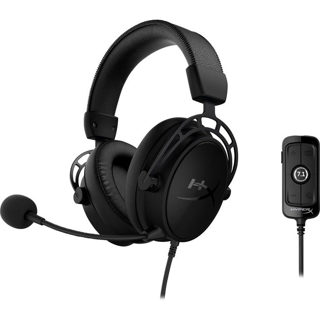 HyperX Cloud Alpha S Wired Over-the-ear, Over-the-head Stereo Gaming Headset - Black