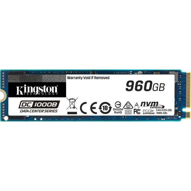 Kingston DC1000B 960 GB Solid State Drive - M.2 2280 Internal - PCI Express NVMe (PCI Express NVMe 3.0 x4)