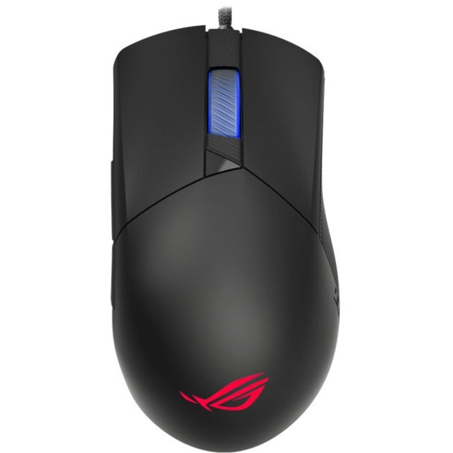 Asus ROG Gladius III Gaming Mouse - USB - Optical - 9 Button(s) - 6 Programmable Button(s) - Black - 1 Pack