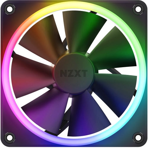 NZXT RF-R12SF-B1 1 pc(s) Cooling Fan - PC - 1 x Fan(s) - 1420.9 L/min Maximum Airflow - 1800 rpm - Fluid Dynamic Bearing - 4-pin PWM - RGB LED - Black - Plastic, Rubber - 6.8 Year Life