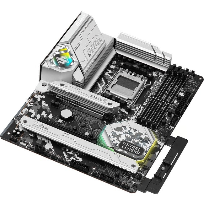 ASRock B650E STEEL LEGEND WIFI Gaming Desktop Motherboard - AMD B650 Chipset - Socket AM5 - ATX