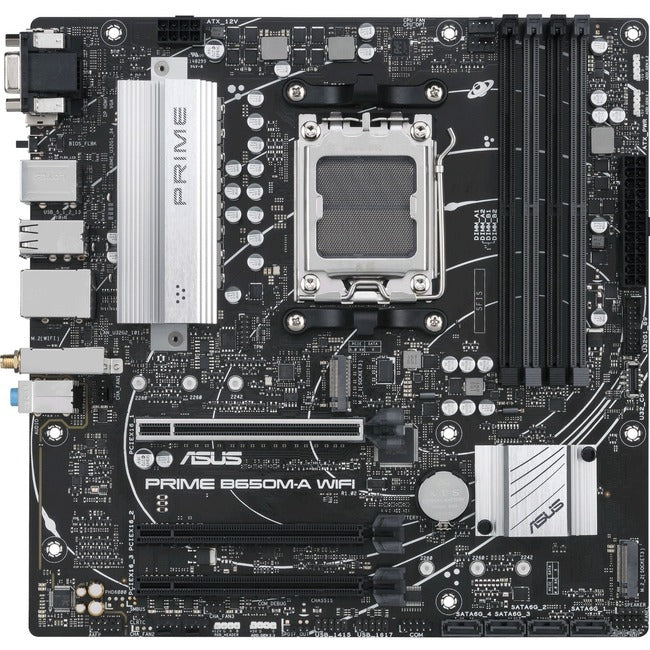 Asus Prime B650M-A WIFI Desktop Motherboard - AMD B650 Chipset - Socket AM5 - Micro ATX