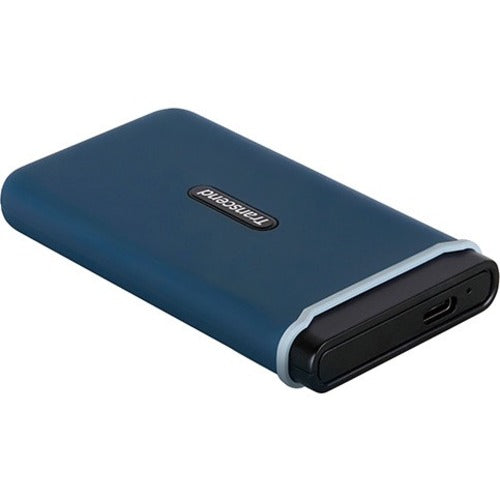 Transcend ESD370C 1 TB Portable Rugged Solid State Drive - External - Navy Blue