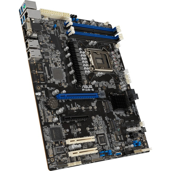 Asus P12R-E Server Motherboard - Intel C256 Chipset - Socket LGA-1200 - ATX