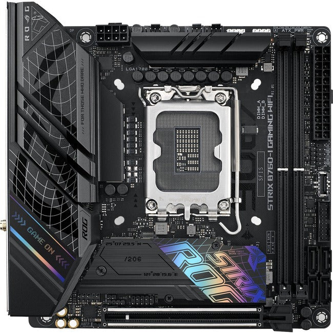 Asus ROG Strix B760-I GAMING WIFI Gaming Desktop Motherboard - Intel B760 Chipset - Socket LGA-1700 - Mini ITX