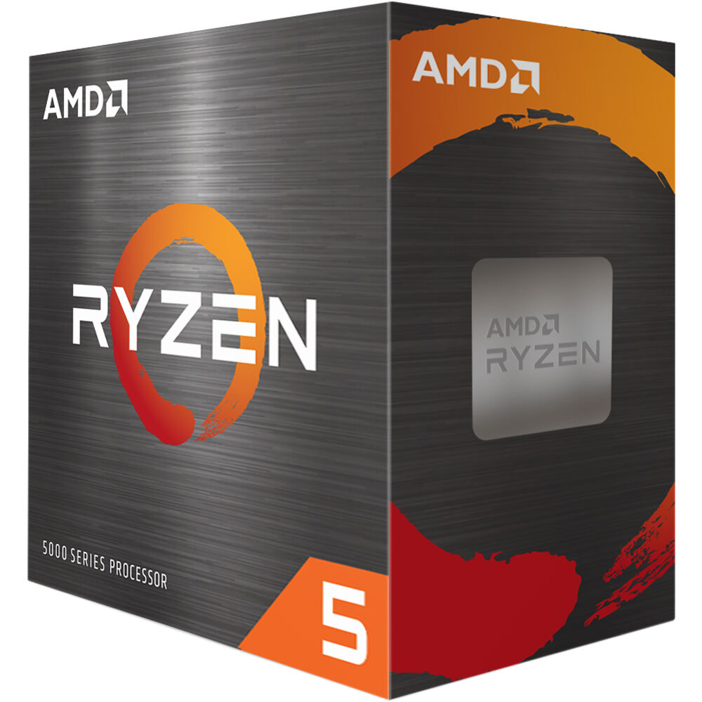 AMD Ryzen 5 5000 5600X Hexa-core (6 Core) 3.70 GHz Processor - Retail Pack - 32 MB L3 Cache - 3 MB L2 Cache - 64-bit Processing - 4.60 GHz Overclocking Speed - 7 nm - Socket AM4